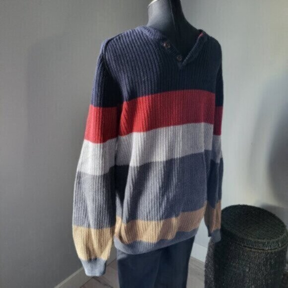 Vintage  Point Zero Cotton men's Sweater Sz Large - Picture 8 of 14